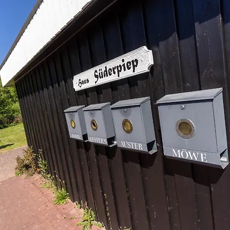 Suederpiep - 4 Individuelle Nahe Suedstrand Seestern - Stilvolles Erdgeschossdomizil Mit Terrasse شقة *