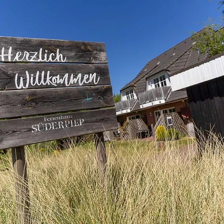 شقة Suederpiep - 4 Individuelle Nahe Suedstrand Seestern - Stilvolles Erdgeschossdomizil Mit Terrasse *